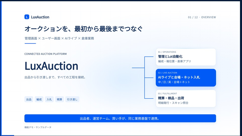 LuxAuction introduction video